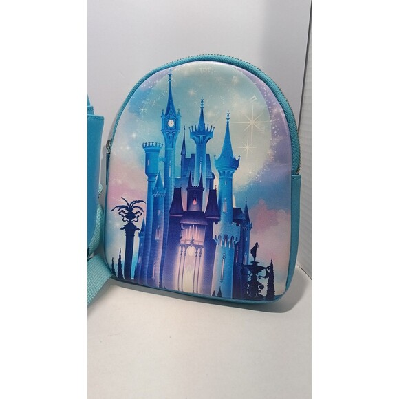 Danielle Nicole Disney Cinderella Castle Night Time Portrait Backpack Clutch Bag main image 11